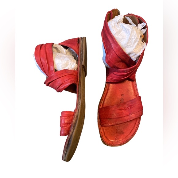 NEW A.S. 98 Red Sandals size 41 - Picture 1 of 3